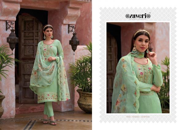 Zaveri Imroz Party Wear viscose Kurti With Bottom Dupatta Collection